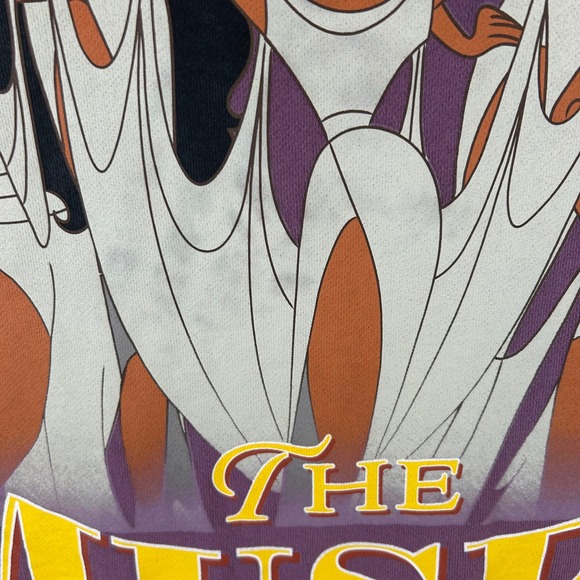 Disney Our Universe The Muses Sweatshirt Purple Graphic Print Crewneck Size M - Picture 10 of 10
